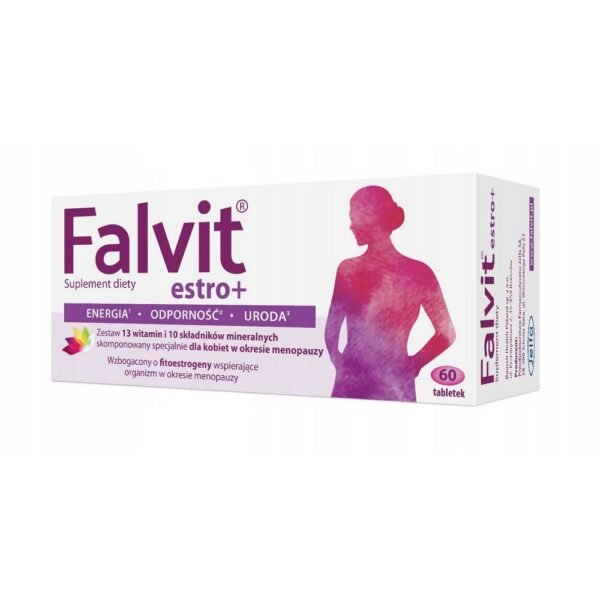 Falvit estro+ is a dietary supplement enriched with phytoestrogens contained in hop cone extract, intended for women.