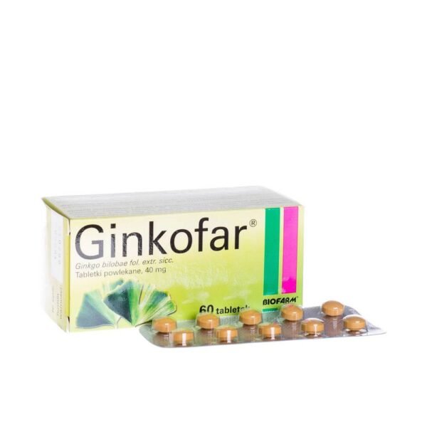 Ginkofar is a drug used to improve cognitive abilities (impaired memory and mental performance) in older people.