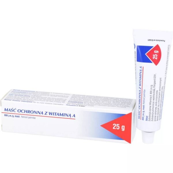 Protective ointment with vitamin A is a preparation used to protect the epidermis and relieve skin inflammation.