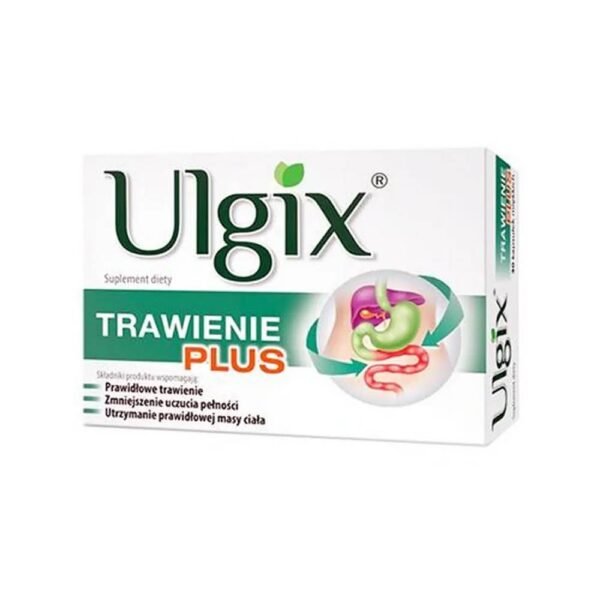 Ulgix DIGESTION PLUS, thanks to the ingredients it contains, comprehensively supports the digestive system and maintains correct body weight.