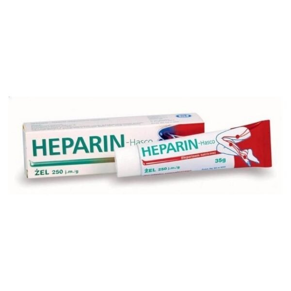 Heparin-Hasko gel is intended for topical use on the skin and has anticoagulant, anti-inflammatory and decongestant properties.