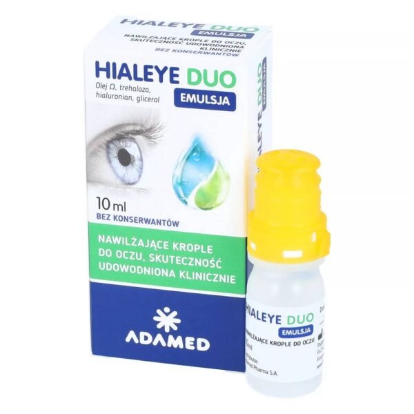 HIAL EYE DUO EMULSION es un colirio humectante en una forma innovadora de microemulsión lipídica.