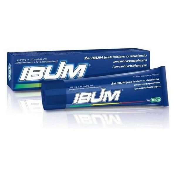 Ibum gel is used for the symptomatic treatment of mild forms of arthritis, sprains, sports injuries and neuralgia.