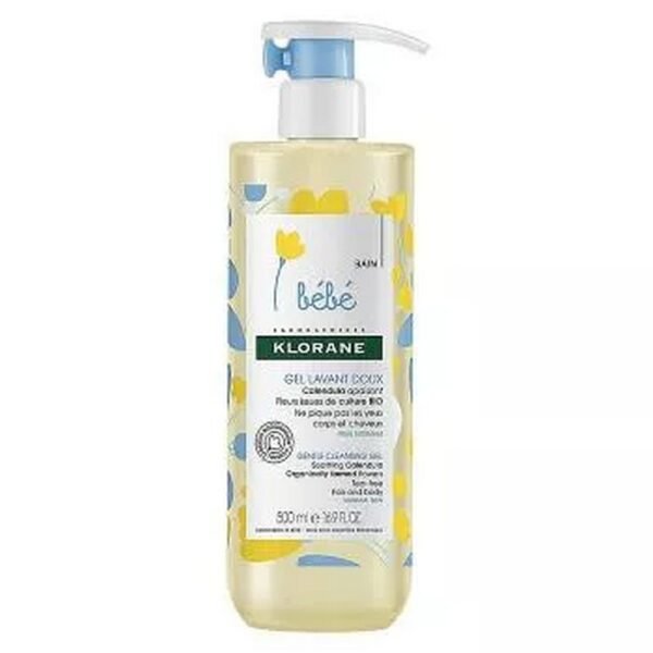 Gentle gel for washing body and hair with soothing BIO-calendula extract. Suitable from birth. Contains a high content of natural substances.
