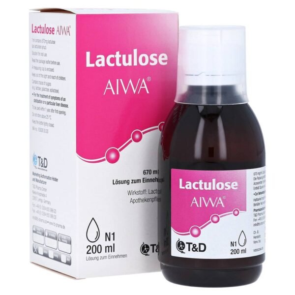 Lactulose AIWA ® contains a laxative (laxative) called lactulose. It draws water into the intestines, softening the stool so that it can pass through the intestines more easily.