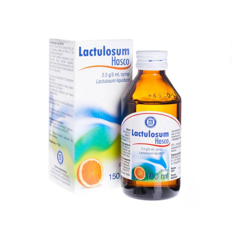 lactulosum syrop 25g5ml 150ml Lactulosum Hasco es un jarabe con efecto laxante.