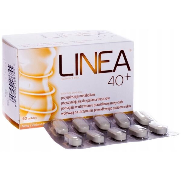 Linea 40+ is a nutritional supplement that supports metabolism and corrects blood sugar levels.