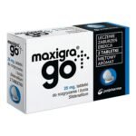 The drug   Maxigra  helps him    relax the blood vessels in the penis and increase blood flow to the penis during sexual excitement. Sildenafil will only help you get an erection if you are sexually stimulated.