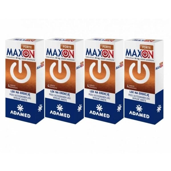 Maxon Forte 50 mg prepara y aumenta para el tratamiento de las disfunciones eréctiles y el aumento de los músculos, es decir, la impotencia.