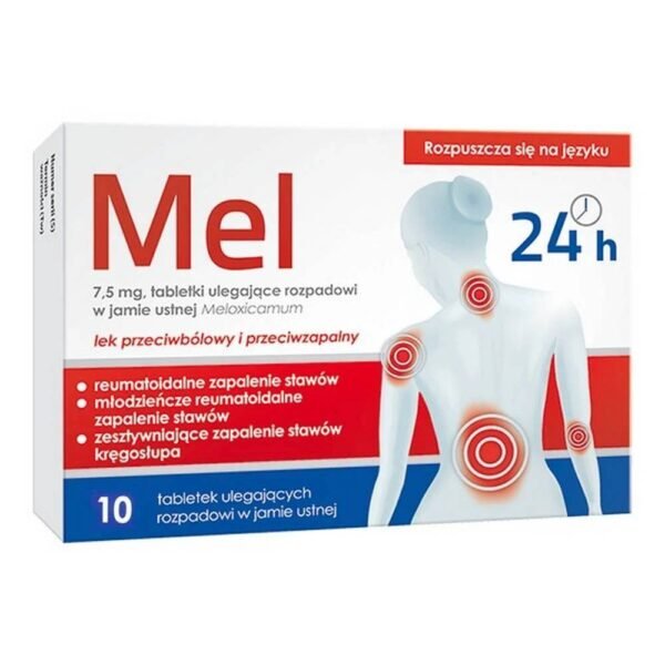 Mel has anti-inflammatory, analgesic and antipyretic properties.