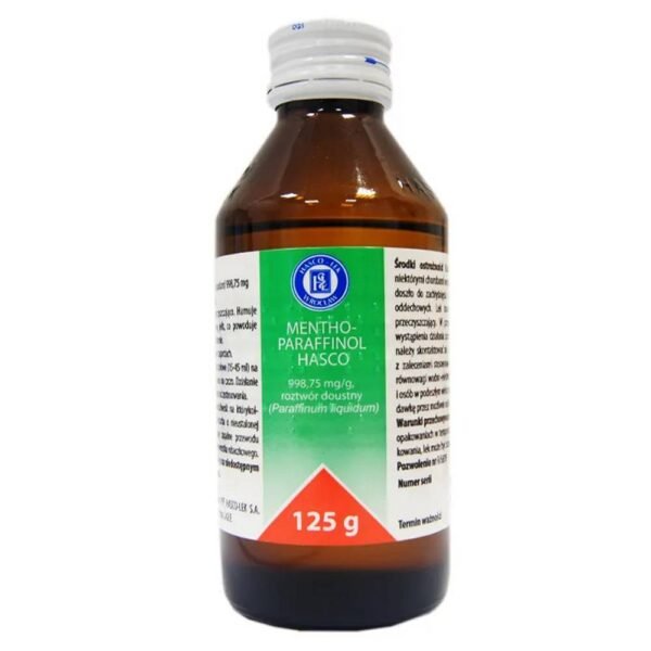 Mentho-Paraffinol oral liquid is used to treat constipation.