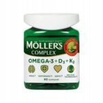 Mollers Complex   – food supplement that contains a high daily dose of vitamin D3, but also an optimal amount of omega-3 fatty acids. The product is intended for adults.