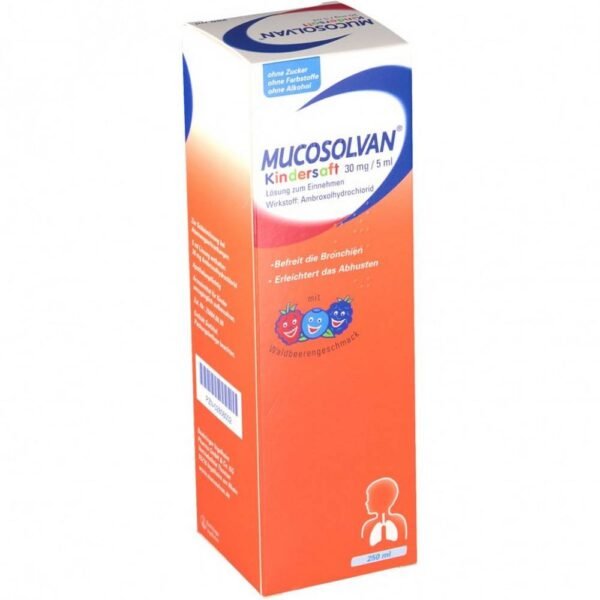 For the mucolytic treatment of acute and chronic diseases of the bronchi and lungs with viscous mucus.