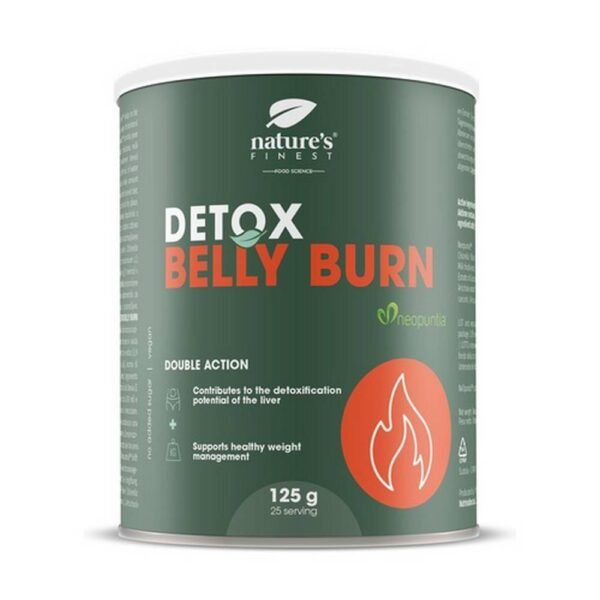 BELLY BURN DETOX – Nutrisslim turns into nature's best! Dietary supplement with steviol glycoside sweetener.
