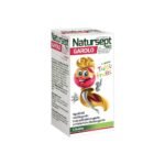Natursept MED throat lozenges with tutti-frutti flavor.