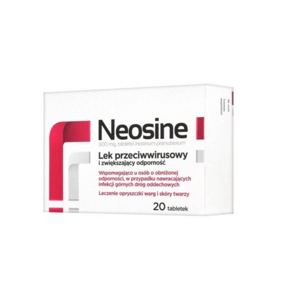 Neosin is an antiviral and immunostimulating drug recommended for people with reduced immunity.