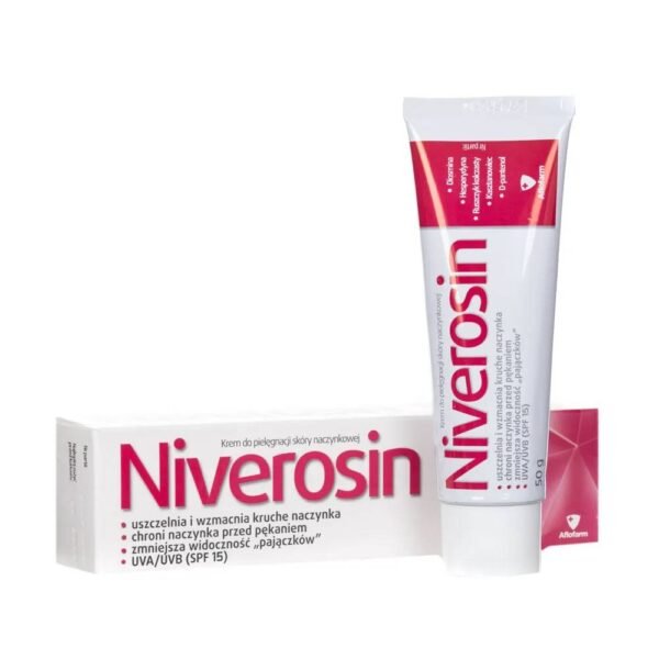Niverosin is a specialized drug intended for comprehensive care of skin with vascular problems.