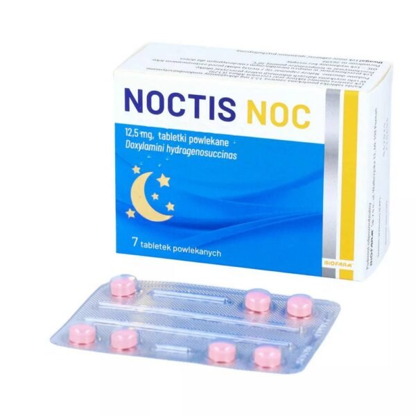 Noctis Noc is an antihistamine that has a sedative effect, which means it is effective as a sleep aid.