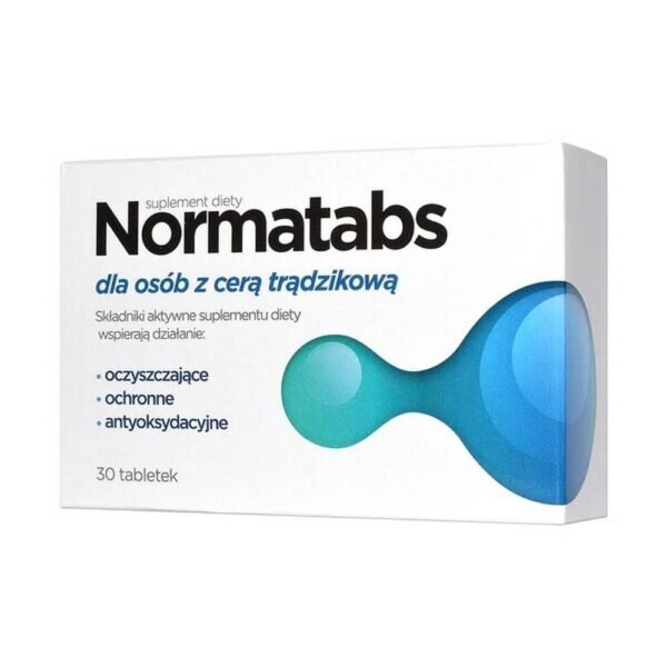 Normatabs has a universal effect and is responsible for improving the condition of acne-prone skin.