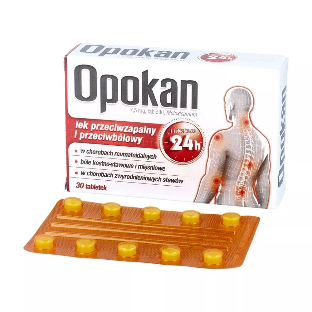 opokan 75mg 30 tabletek Opokan tiene propiedades antiinflamatorias, analgésicas y antipiréticas.