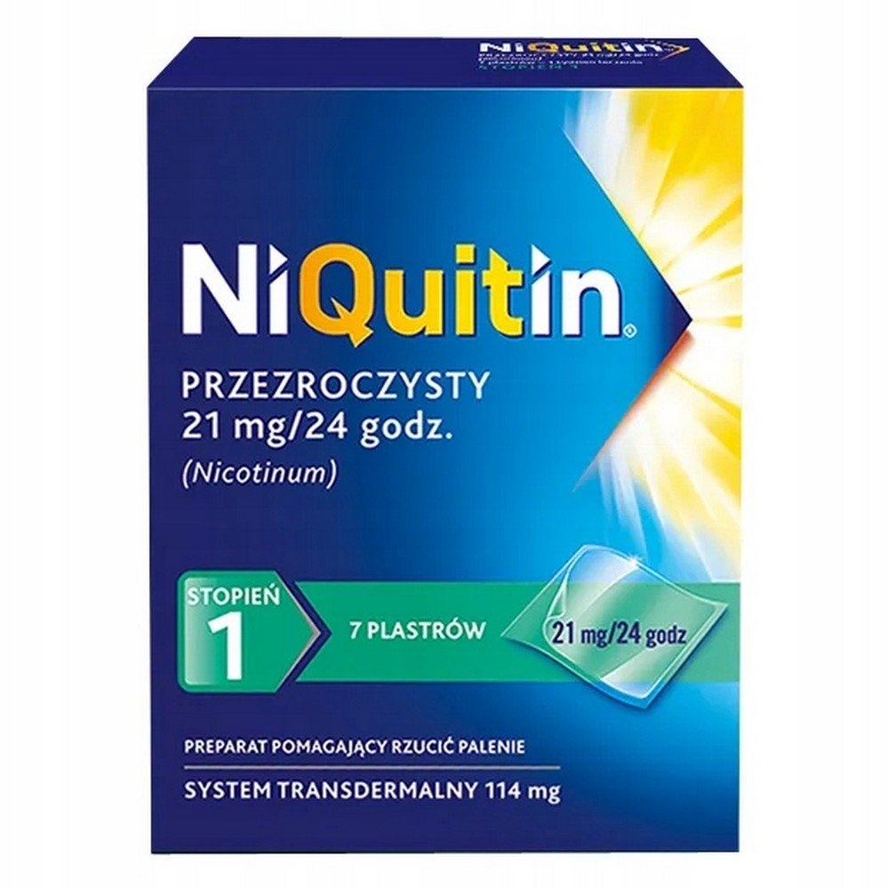 PERRIGO POLAND NIQUITIN PATCHES TRANSPARENT 21 MG24 H 7 PIECES