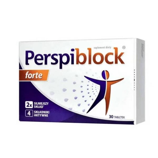 The dietary supplement Perspiblock contains extracts of natural origin, including: sage extract, which helps maintain the proper process of sweating.