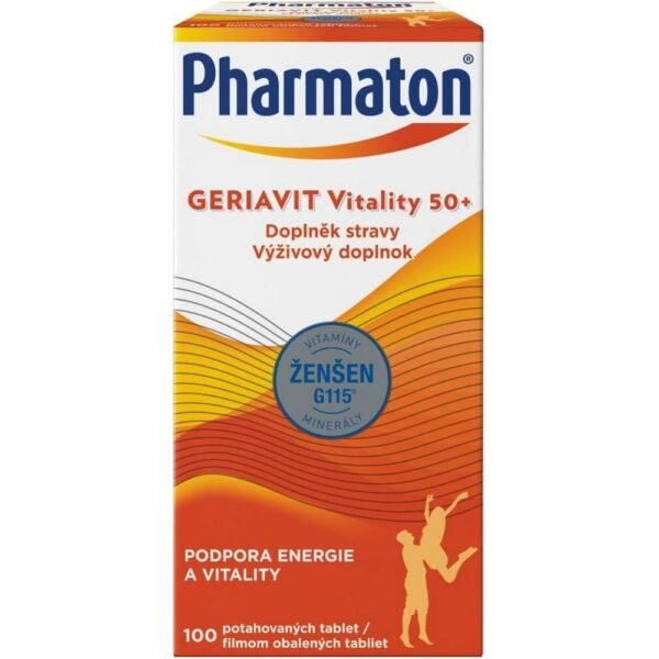 Food supplement with a combination of vitamins, minerals and ginseng extract G115. It promotes physical and mental well-being, resistance to stress and helps maintain vitality in the body.