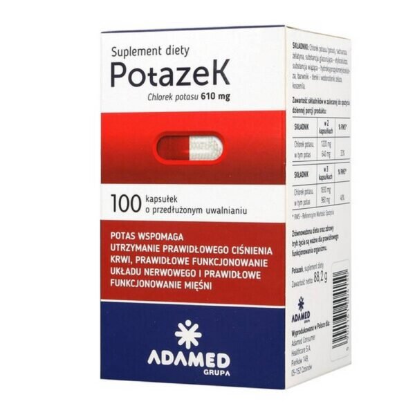 PotazeK    – a dietary supplement that contains ingredients that help  maintain  normal blood pressure. The product is intended for adults.
