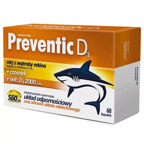 The dietary supplement contains vitamin A, which helps in the proper functioning of vision, maintaining the proper condition of the mucous membranes and maintaining healthy skin.