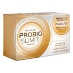 Aflofarm Probioslimit is a dietary supplement in capsule form containing the probiotic Bifidobacterium breve B-3, chromium and plant extracts.