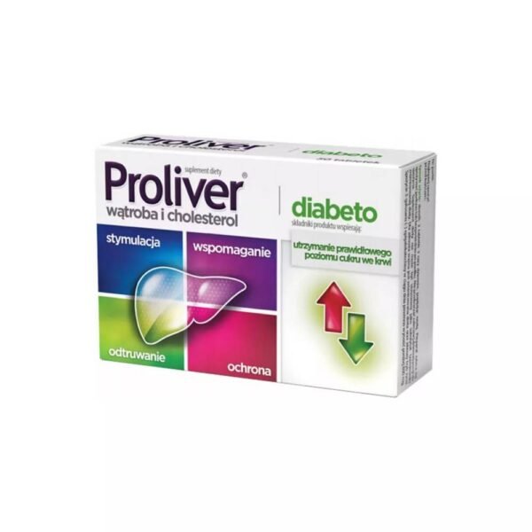 The ingredients in Proliver Diabetic Supplement promote healthy cholesterol and blood glucose levels.