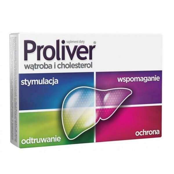Proliver is a dietary supplement that not only supports, protects, stimulates and detoxifies the liver, but also ensures proper cholesterol levels.