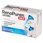 RenoPuren Zatoka Max is a dietary supplement containing ingredients that support the proper functioning of the upper respiratory tract.
