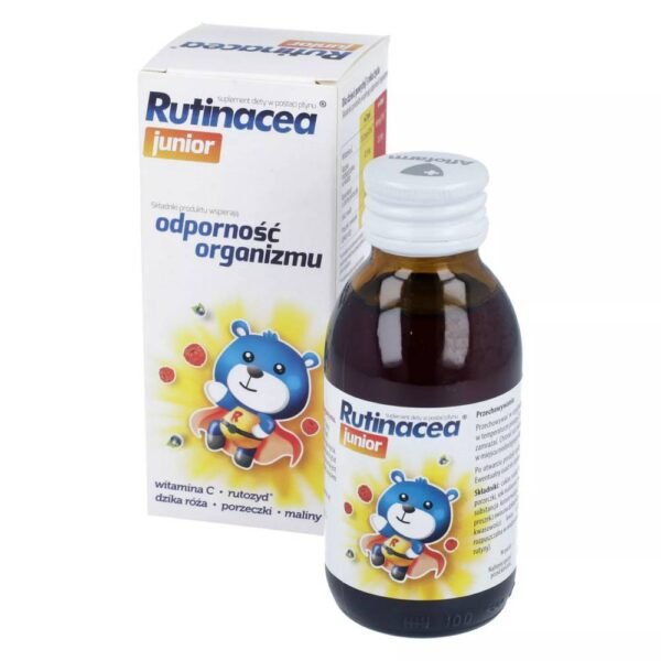 Rutinacea Junior Syrup is a dietary supplement containing a composition consisting of carefully selected ingredients that support the normal functioning of the immune system.