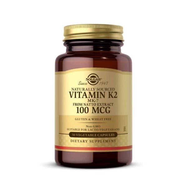 Solgar Natural Vitamin K2 MK -7 (Natto Extract)   – dietary supplement for adults.