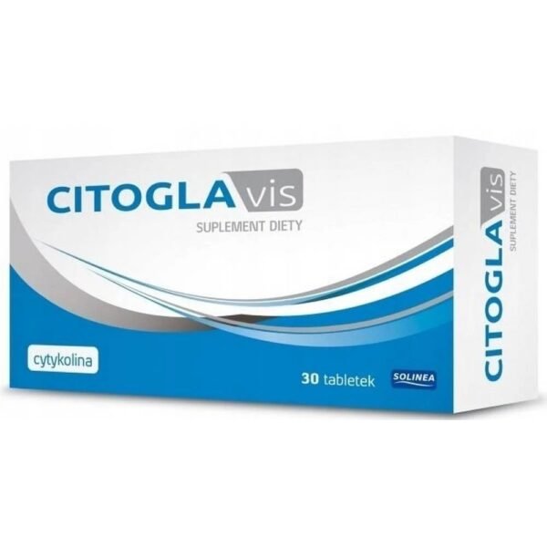 Citogla Vis is a dietary supplement for adults containing citicoline, which is used in the synthesis and reconstruction of nerve cell membranes.