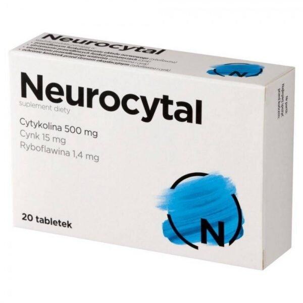 Neurocytal is a dietary supplement containing the highest dose of citicoline in one tablet, supporting the functioning of the nervous system.