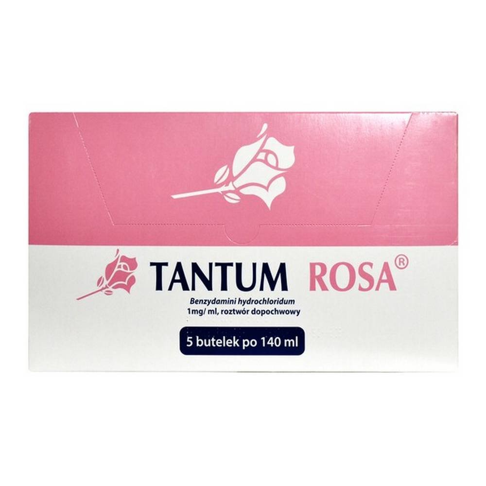 TANTUM ROSA, 1 MGML, VAGINAL SOLUTION, 140 ML, 5