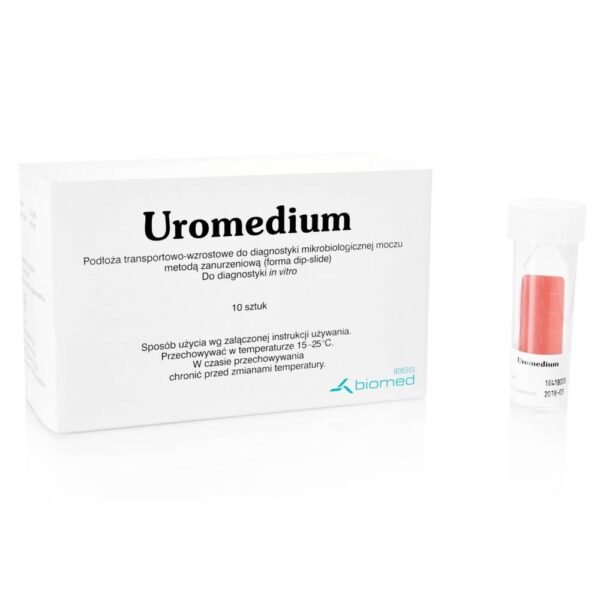 Uromedium is a set of transport and growth media used for direct culture of urine in the microbiological diagnosis of urogenital infections.