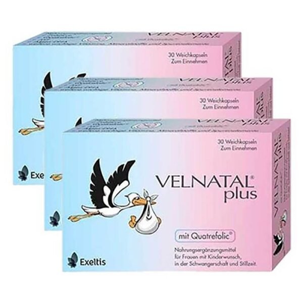 Velnatal plus Quatrefolic capsules (pack size: 30 pcs) is a dietary supplement for women who want to have children, as well as for pregnant and breastfeeding women.