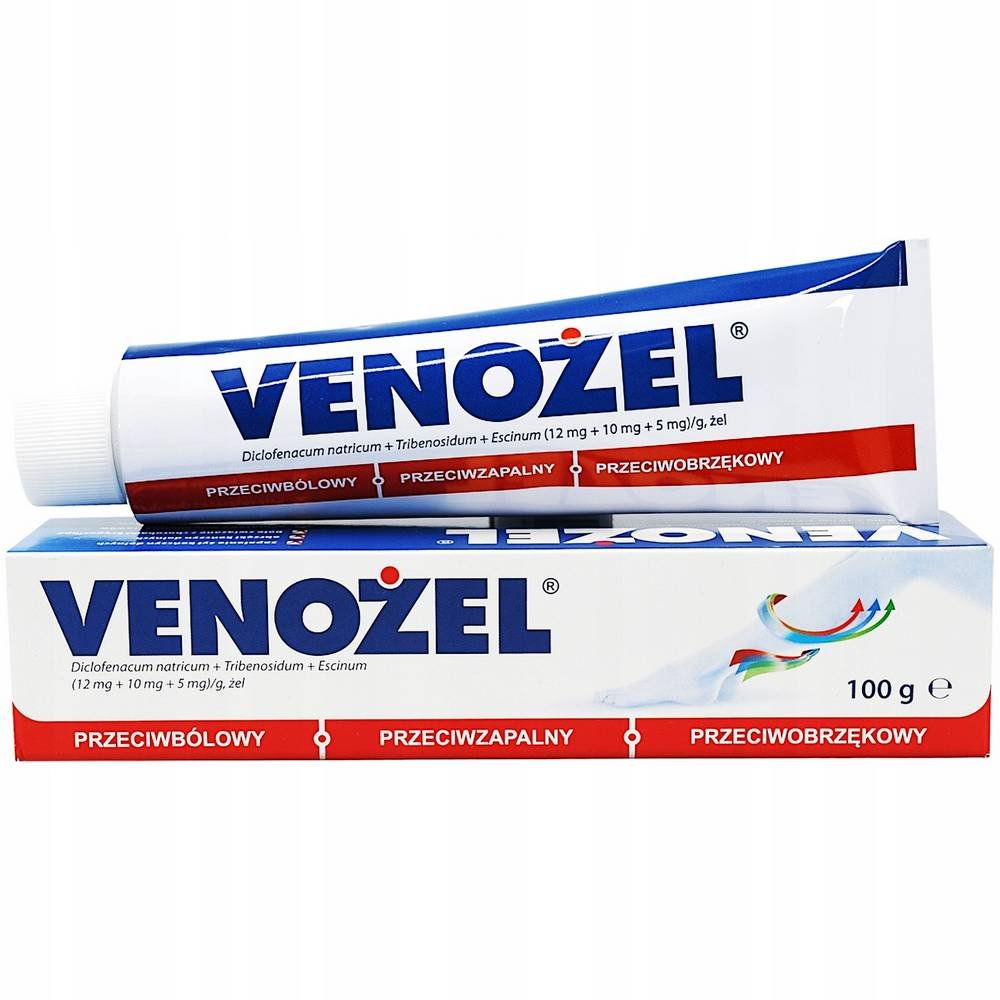 Venogel is an analgesic, anti-inflammatory and anti-swelling drug in the form of a gel for application to the skin.