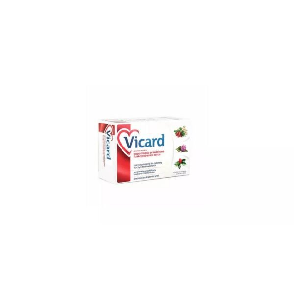 Vicard is a dietary supplement that supports proper heart function.