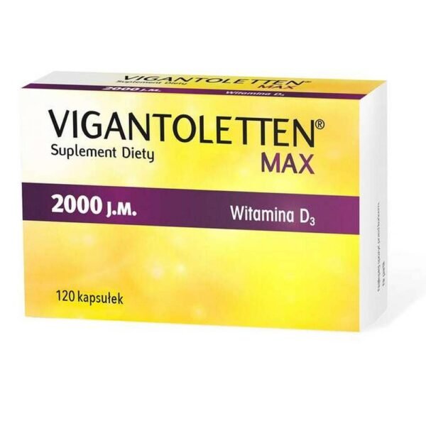 Vigantoletten Max   – dietary supplement with vitamin D3 for adults.