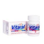 Vitaral for use in conditions of increased need for vitamins and minerals.