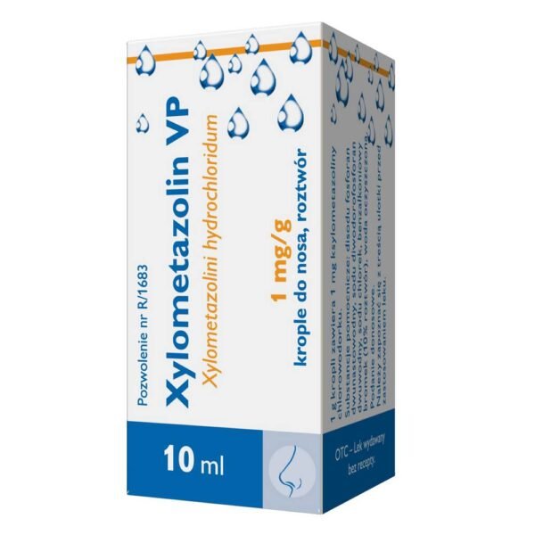 Xylometazoline VP reduces swelling of the nasal mucosa and makes breathing easier.