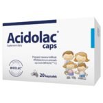 Acidolac caps is a dietary supplement containing lyophilized cultures of lactic acid bacteria Bifidobacterium Animalis ssp Lactis BIFOLAC 12.