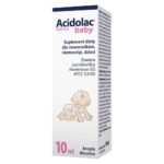 Acidolac Baby is a dietary supplement containing a strain of probiotic bacteria Lactobacillus rhamnosus GG ATCC 53103.