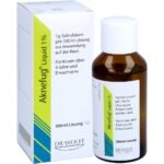 Aknefug peeling and antibacterial solution for the relief of mild acne.