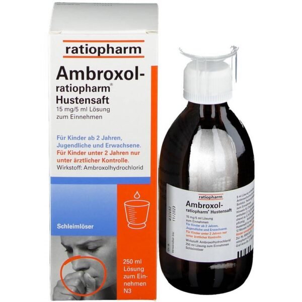Ambroxol Ratiopharm cough syrup is used to dissolve thick mucus in respiratory diseases