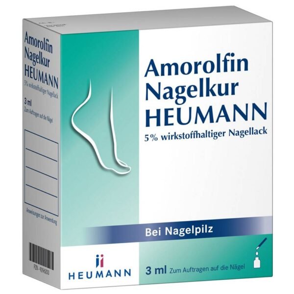 Amorolfine Nagelkur Heumann is particularly suitable for the treatment of fungal nail infections.